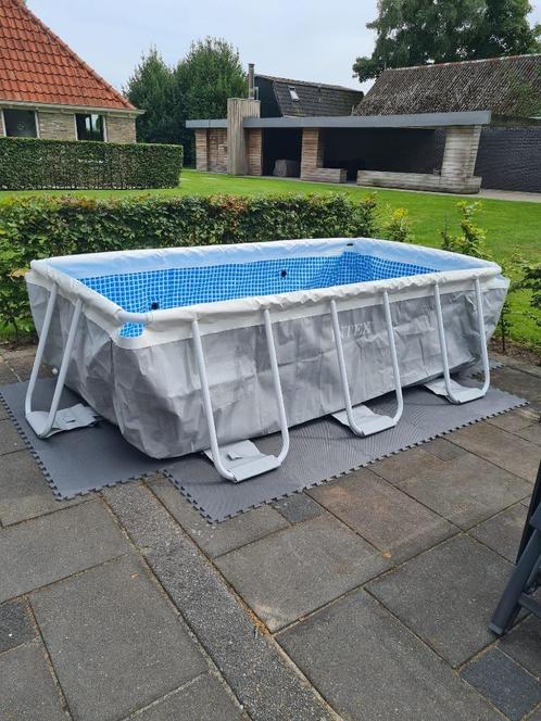 Intex zwembad | Rechthoek Prism Frame met filterpomp, Tuin en Terras, Zwembaden, Zo goed als nieuw, Opzetzwembad, Minder dan 80 cm