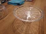 Glazen Serveerschaal op Voet - Riev, Huis en Inrichting, Ophalen of Verzenden, Nieuw, Rond, Glas