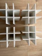 4x IKEA Kallax Flessen Inzet - Wit, Ophalen of Verzenden, Zo goed als nieuw