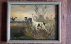 Leuk oud prentje ‘jacht, Antiek en Kunst, Kunst | Schilderijen | Klassiek, Ophalen of Verzenden