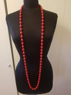 Rode kralenketting ***zgan***, Ophalen of Verzenden, Zo goed als nieuw, Rood, Kunststof