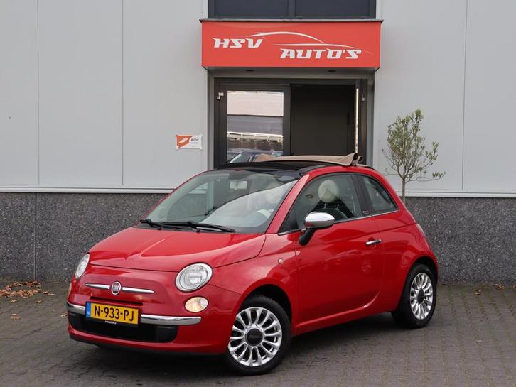 Fiat 500 C 1.2 Popstar cabrio LM airco, Auto's, Fiat, Bedrijf, Te koop, 500C, ABS, Airbags, Airconditioning, Boordcomputer, Centrale vergrendeling