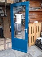 Schuurdeur balkondeur achterdeur tuinhuisdeur 83 211 hardhou, Doe-het-zelf en Verbouw, Ophalen, Gebruikt, 80 tot 100 cm, Buitendeur