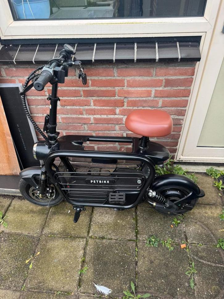 PETBIKE – Compacte Elektrische Mini-Scooter/fiets, Fietsen en Brommers, Elektrische fietsen, Zo goed als nieuw, Overige merken