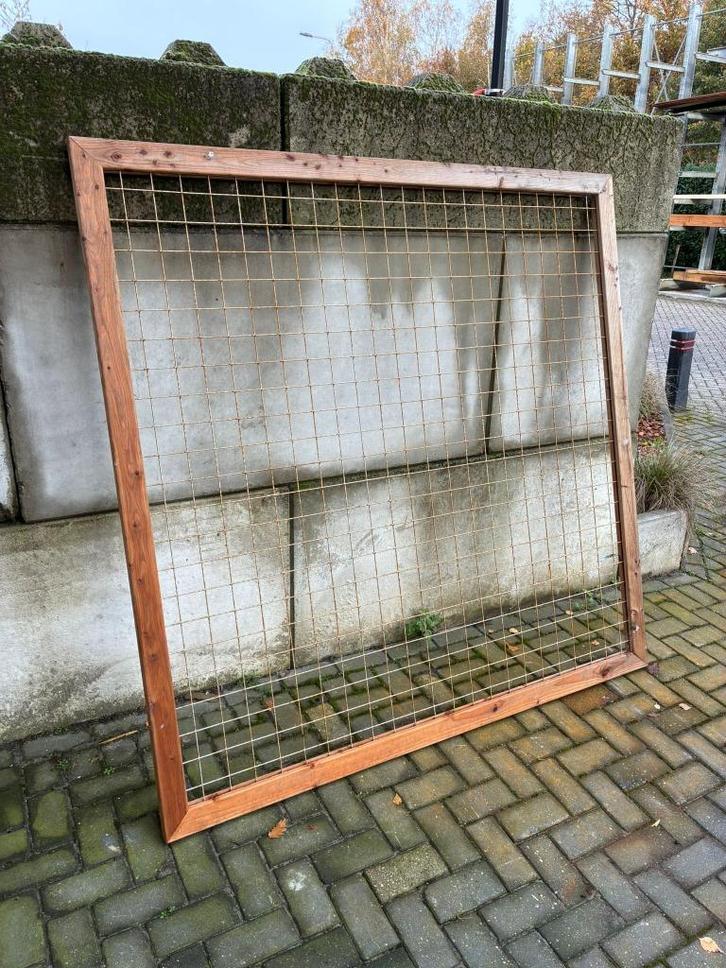 Trellis tuinscherm douglas 180x180cm ( B-keuze), Tuin en Terras, Tuinschermen, Gebruikt, Hout, 150 tot 200 cm, 150 tot 200 cm