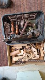 Verzameling houten ornamenten van kasten etc, Ophalen of Verzenden