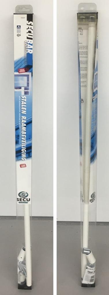 SecuBar Twist Barrièrestang (990 mm, Ø21 mm, in de dag |wit), Doe-het-zelf en Verbouw, Hang- en Sluitwerk, Nieuw, Overige typen