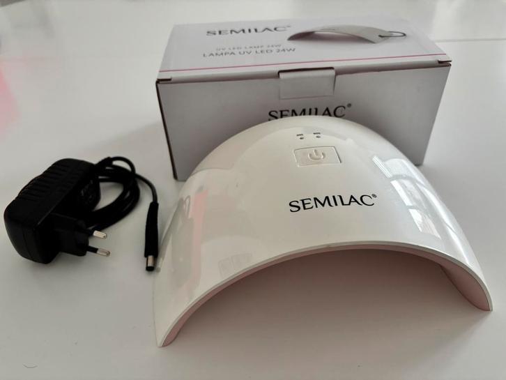 Semilac UV LED Lamp 24W + Accessoires, Sieraden, Tassen en Uiterlijk, Uiterlijk | Cosmetica en Make-up, Zo goed als nieuw, Ophalen