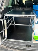 Metalen auto bench, Dieren en Toebehoren, Hondenhokken, Ophalen, Hondenkennel, Minder dan 65 cm, Minder dan 75 cm