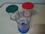 Tupperware drie glazen (nieuw), Ophalen of Verzenden, Nieuw, Groen, Overige typen