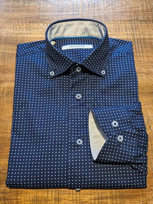 The BLUEPRINT Premium Trendy overhemd LM 053562 maat S, Kleding | Heren, Overhemden, Nieuw, Halswijdte 38 (S) of kleiner, Blauw