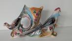Franse Glim fazanten papegaaien kitsch vaas, Antiek en Kunst, Curiosa en Brocante, Ophalen of Verzenden
