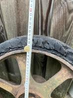 Gietijzeren wielen ongeveer 50 cm hoog, Antiek en Kunst, Ophalen of Verzenden