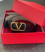 Valentino Garavani riem Zwart - Wit V gesp, 80 tot 90 cm, 3 tot 5 cm, Heupriem, Ophalen of Verzenden
