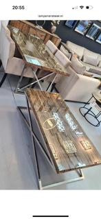 Eettafelset en salontafel, Ophalen, Zo goed als nieuw, Sleeperwood Erik kluster, 6 tot 8 stoelen