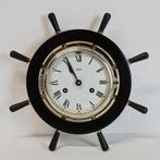 Vinrage Schatz scheepswiel klok, slaat glazen., Ophalen of Verzenden
