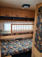 Hobby met stapelbed en uitbouw 6 slaapplekken, Caravans en Kamperen, Caravans, Hobby, Treinzit, 750 - 1000 kg, Particulier
