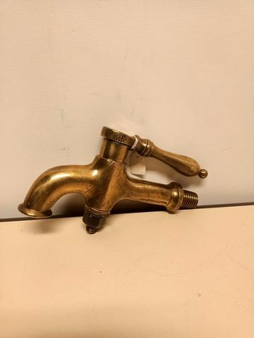 Antieke Messing Kraan - 14x10cm beschikbaar voor biedingen