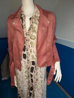 oud roze biker jasje suede look primark maat 40 zgan, Maat 38/40 (M), Ophalen of Verzenden, Zo goed als nieuw, Jasje