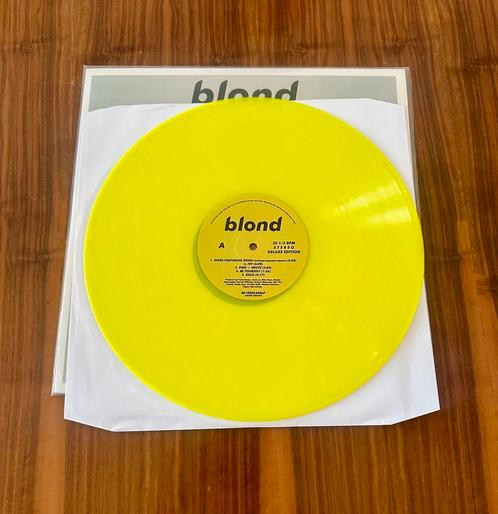 Frank Ocean - Blond deluxe edition colored vinyl (2x LP), Cd's en Dvd's, Vinyl | Hiphop en Rap, Zo goed als nieuw, 2000 tot heden