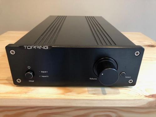 Topping TP60 geintegreerde versterker nieuwstaat, Audio, Tv en Foto, Versterkers en Receivers, Zo goed als nieuw, Stereo, Minder dan 60 watt