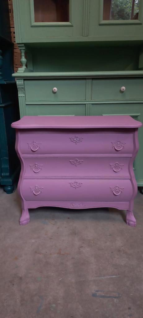 Heide roze buikkast  - ladekast, Huis en Inrichting, Kasten | Ladekasten, Zo goed als nieuw, Minder dan 100 cm, 50 tot 100 cm