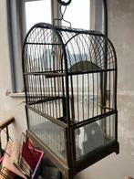 Vintage Vogelkooi met Standaard koper, Antiek en Kunst, Curiosa en Brocante, Ophalen of Verzenden