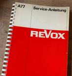 Revox A77 Service Manual, Ophalen of Verzenden, Bandrecorder