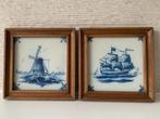 2 Oudhollandse tegels Tichelaar Makkum, Antiek en Kunst, Ophalen of Verzenden