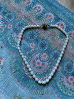 Parelketting parels parel ketting zoetwaterparels, Ophalen of Verzenden, Zo goed als nieuw, Wit, Steen of Mineraal