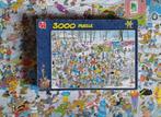 Jan van Haasteren puzzel 'op glad ijs' 3000 stukjes, Hobby en Vrije tijd, Denksport en Puzzels, Ophalen, Meer dan 1500 stukjes