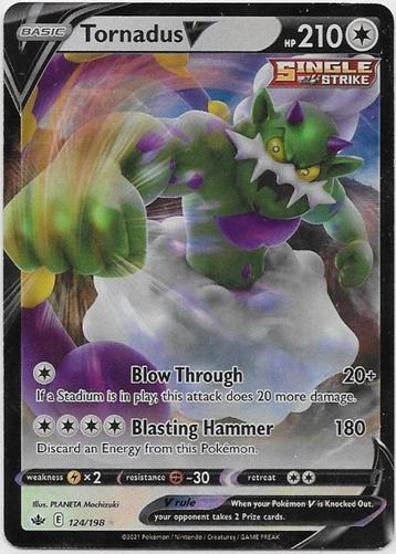Chilling Reign,  Tornadus [v] 124/198 beschikbaar voor biedingen