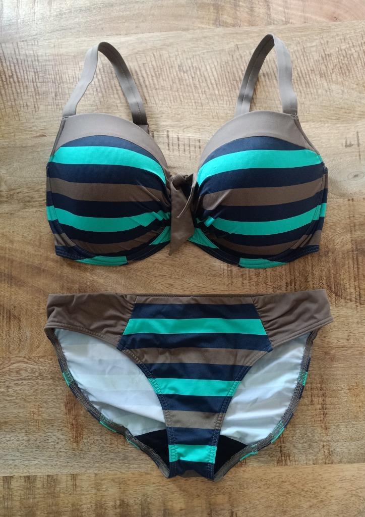 Prima donna bikini 80 F broekje 38 ZGAN blauw khaki 80F, Kleding | Dames, Badmode en Zwemkleding, Zo goed als nieuw, Bikini, Blauw