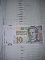 10 Kuna Biljet - Kroatië 2001, Ophalen of Verzenden, Overige landen