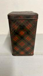 Antiek Groot Geruit blik, Ophalen of Verzenden, Gebruikt, Overige