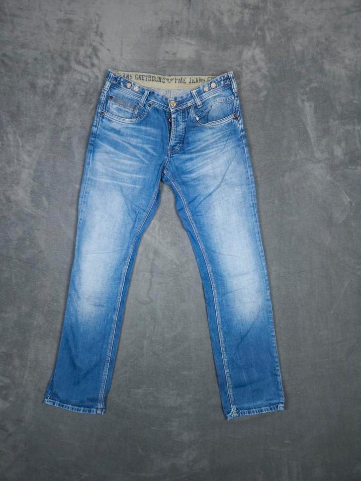 PME Legend Broek Greyhound W32 L32 Blauw Jeans Pall Mall, Kleding | Heren, Spijkerbroeken en Jeans, Zo goed als nieuw, W32 (confectie 46) of kleiner