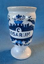 Delfts apothekerspot op voet Rosarium 18e eeuw, Ophalen of Verzenden