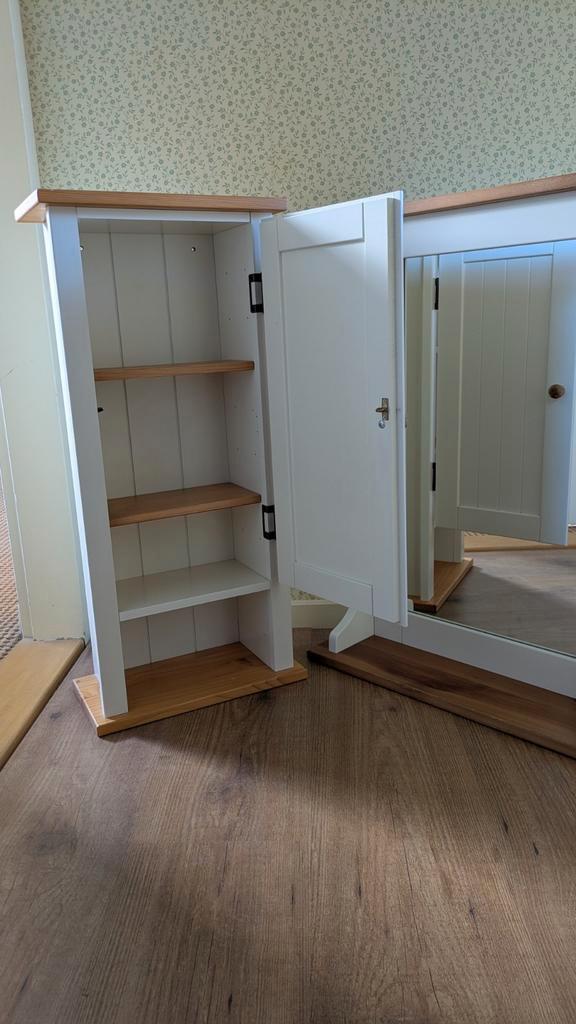 Badkamerkast & Spiegel - Goede staat!, Huis en Inrichting, Badkamer | Badkamermeubels, Gebruikt, Spiegelkast, Minder dan 100 cm