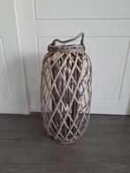 Rotan Kandelaar / Lantaarn, Huis en Inrichting, Woonaccessoires | Kandelaars en Kaarsen, Ophalen, Overige materialen, 50 tot 75 cm
