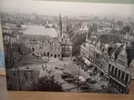 Wandplaat 100x70 cm Panorama Historisch Haarlem, Grote Markt, Ophalen of Verzenden