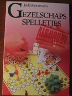 Gezelschapsspelletjes als hobby Jack Botermans, Boeken, Ophalen of Verzenden, Overige onderwerpen