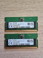 16Gb (2 x 8GB) DDR5 5600 SK Hynix. Gaming Laptop RAM, Computers en Software, RAM geheugen, Ophalen of Verzenden, Zo goed als nieuw