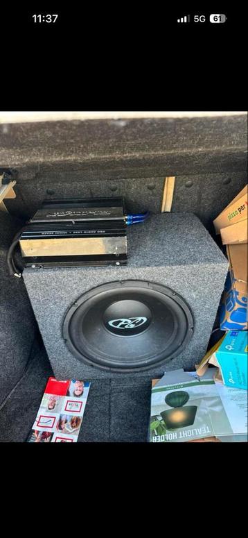 Phoenix Gold Subwoofer + Climax Versterker - Auto Audio Upgr beschikbaar voor biedingen