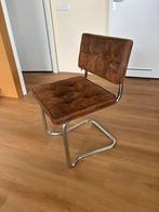 Kare Design Expo Vintage Stoel Bruin chroom, Huis en Inrichting, Stoelen, Ophalen, Bruin, Zo goed als nieuw, Metaal