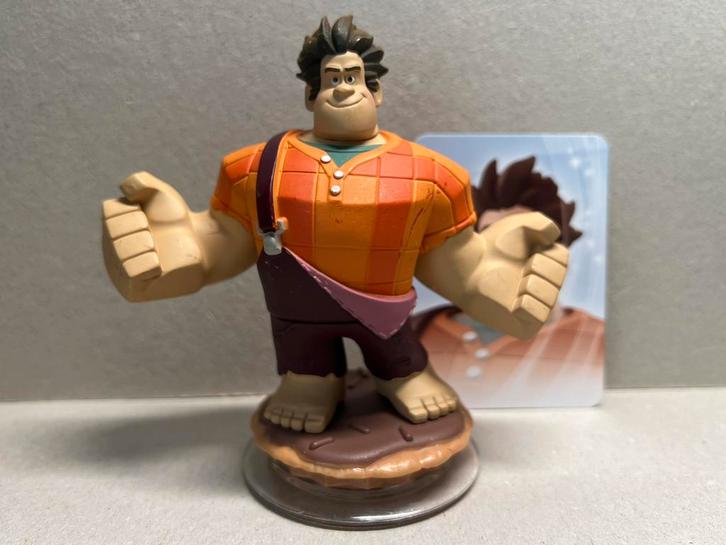Disney Infinity 1.0 Wreck-It Ralph mét kaart, Spelcomputers en Games, Games | Nintendo Wii U, Zo goed als nieuw, Role Playing Game (Rpg)