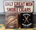 sigaren sigaar borden wandbord mancave tekstbord cigars, Nieuw, Ophalen of Verzenden