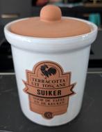 Terracotta uit Toscane suiker pot, Ophalen of Verzenden, Overige materialen, Pot, Bus of Blik