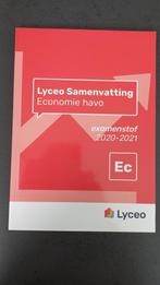 Lyceo Samenvatting Economie Havo, Boeken, Schoolboeken, Nieuw, HAVO, Economie, Ophalen of Verzenden