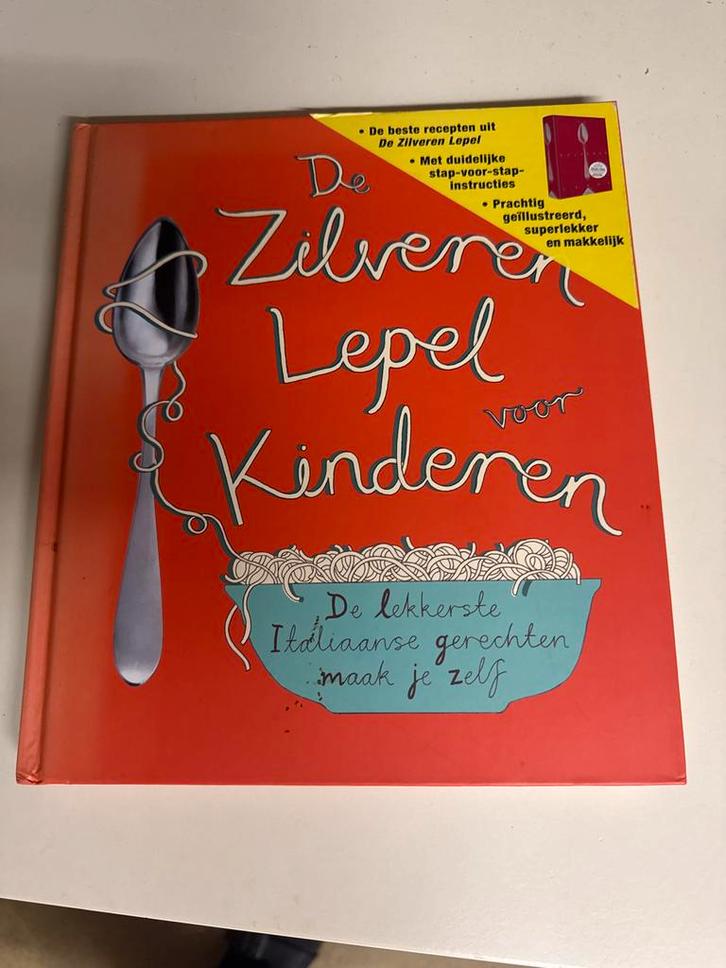De Zilveren Lepel voor Kinderen - Italiaans Kookboek, Boeken, Kookboeken, Zo goed als nieuw, Hoofdgerechten, Italië, Gezond koken