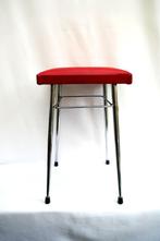 Brabantia krukje - jaren 60/70 - chroom rood skai, Huis en Inrichting, Ophalen, Zo goed als nieuw, Staal